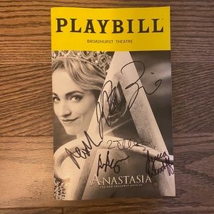 Anastasia playbill and shirt